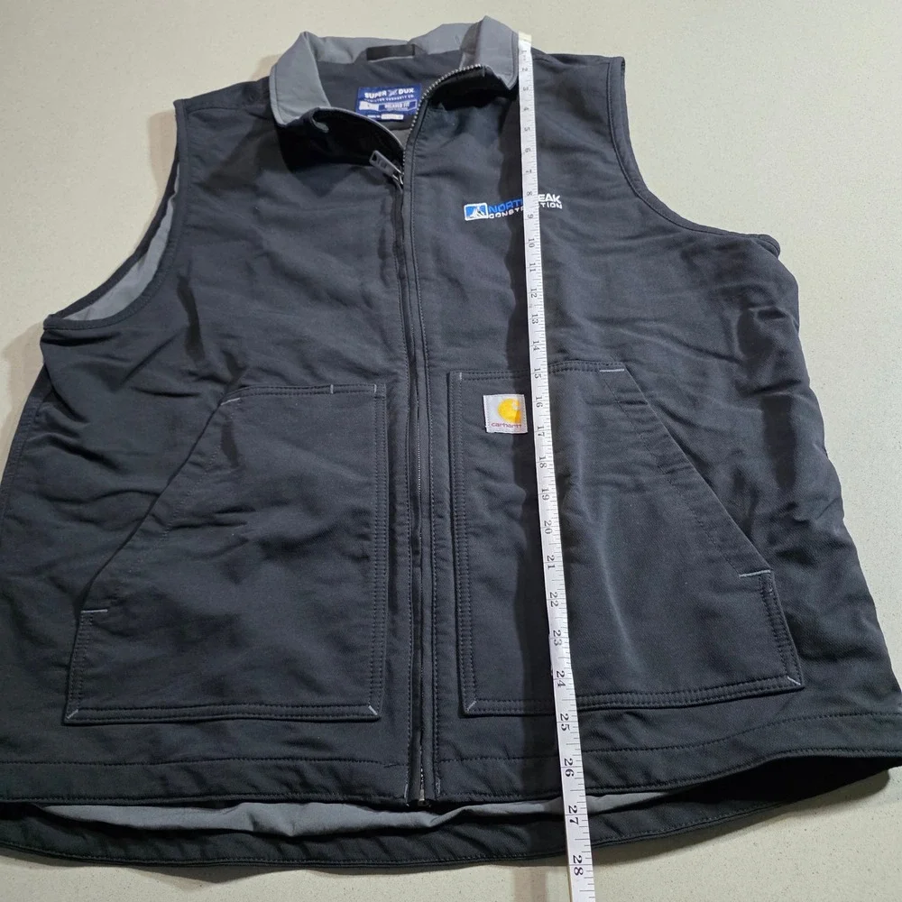 Carhartt Super Dux Relaxed Fit Vest Black North Peak Construction OV5535-M Large